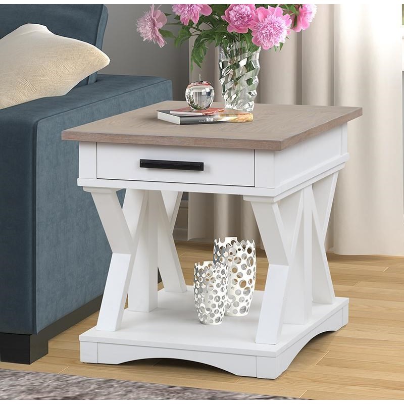 Parker House Americana Modern Farmhouse Style 1Drawer End Table